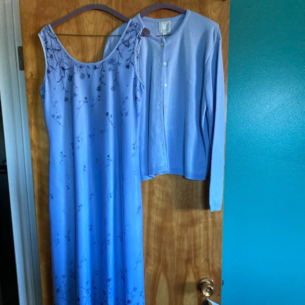 Formal Dress & Cardigan, size M